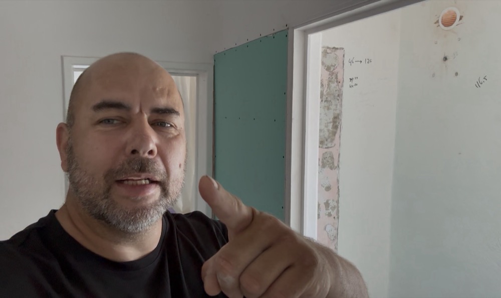 Gerardus Koetje on a renovation job in Central Portugal